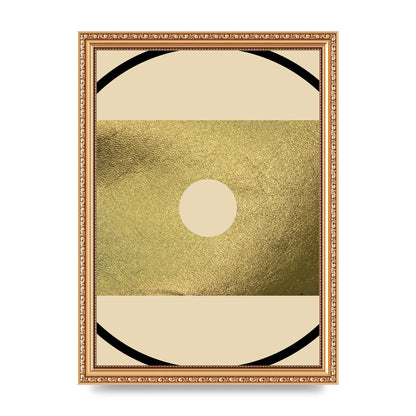 Abstract Cold Black Wall Art - A4 framed