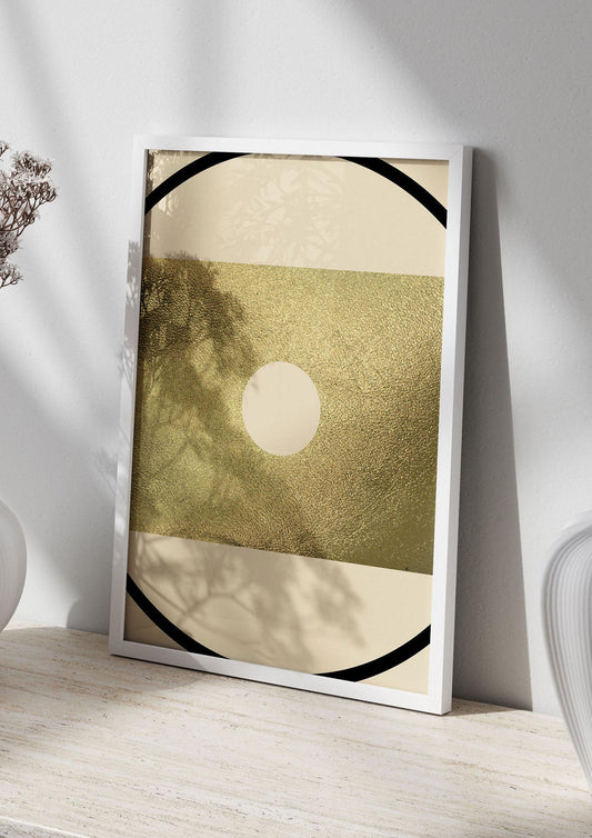 Abstract Cold Black Wall Art - living room 2