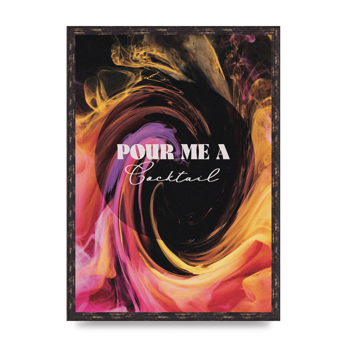 Pour Me A Cocktail Alchemy" Art For The Home - A2 framed