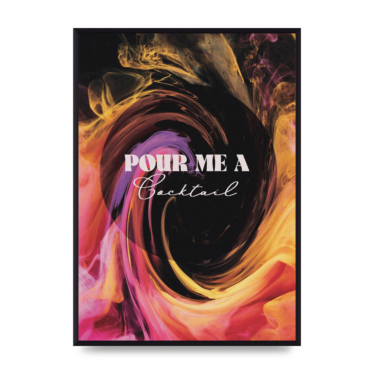 Pour Me A Cocktail Alchemy" Art For The Home - A2 framed