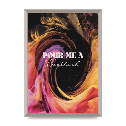 Pour Me A Cocktail Alchemy" Art For The Home - A2 framed