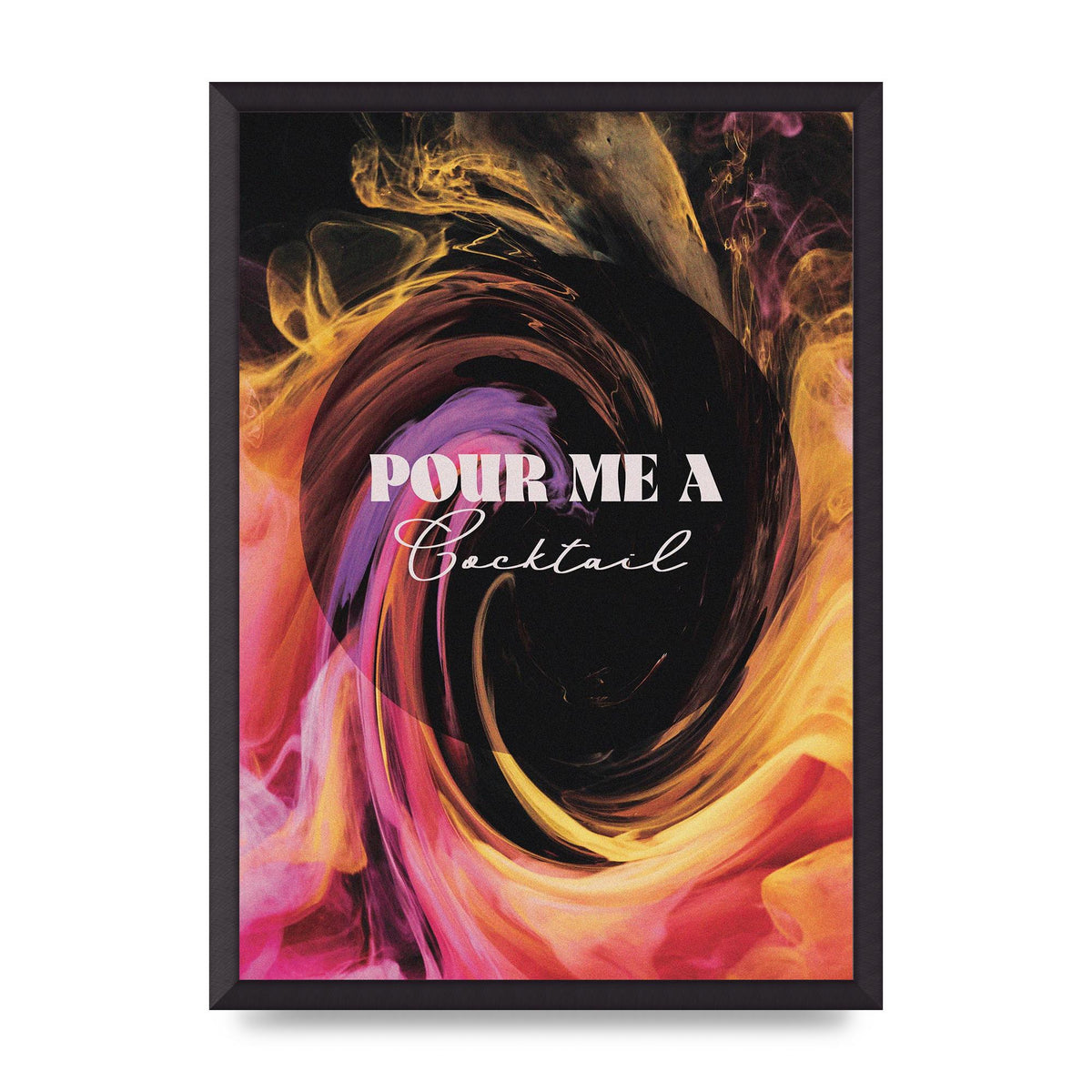 Pour Me A Cocktail Alchemy" Art For The Home - A2 framed