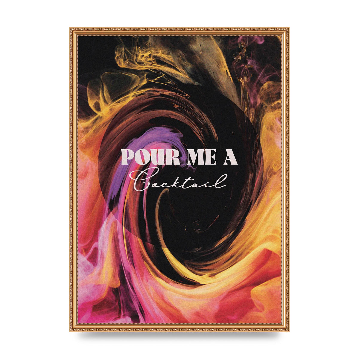 Pour Me A Cocktail Alchemy" Art For The Home - A2 framed