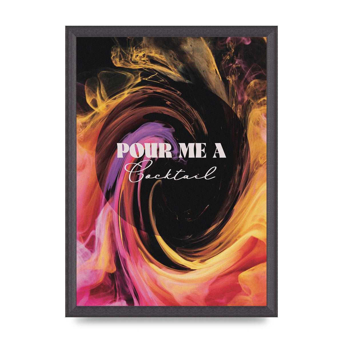 Pour Me A Cocktail Alchemy" Art For The Home - A3 framed