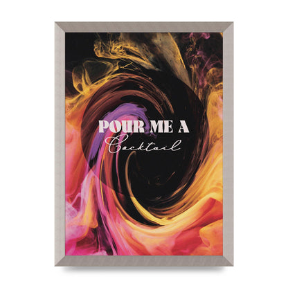 Pour Me A Cocktail Alchemy" Art For The Home - A3 framed