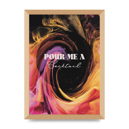 Pour Me A Cocktail Alchemy" Art For The Home - A3 framed