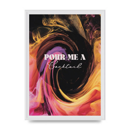 Pour Me A Cocktail Alchemy" Art For The Home - A3 framed