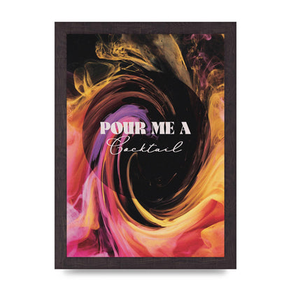 Pour Me A Cocktail Alchemy" Art For The Home - A4 framed