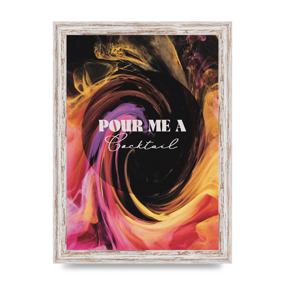 Pour Me A Cocktail Alchemy" Art For The Home - A4 framed