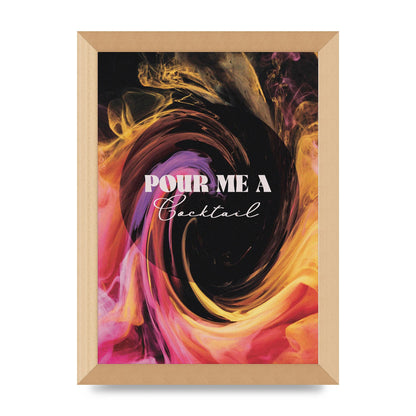 Pour Me A Cocktail Alchemy" Art For The Home - A4 framed