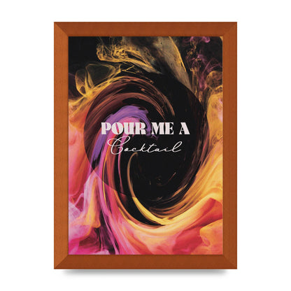 Pour Me A Cocktail Alchemy" Art For The Home - A4 framed