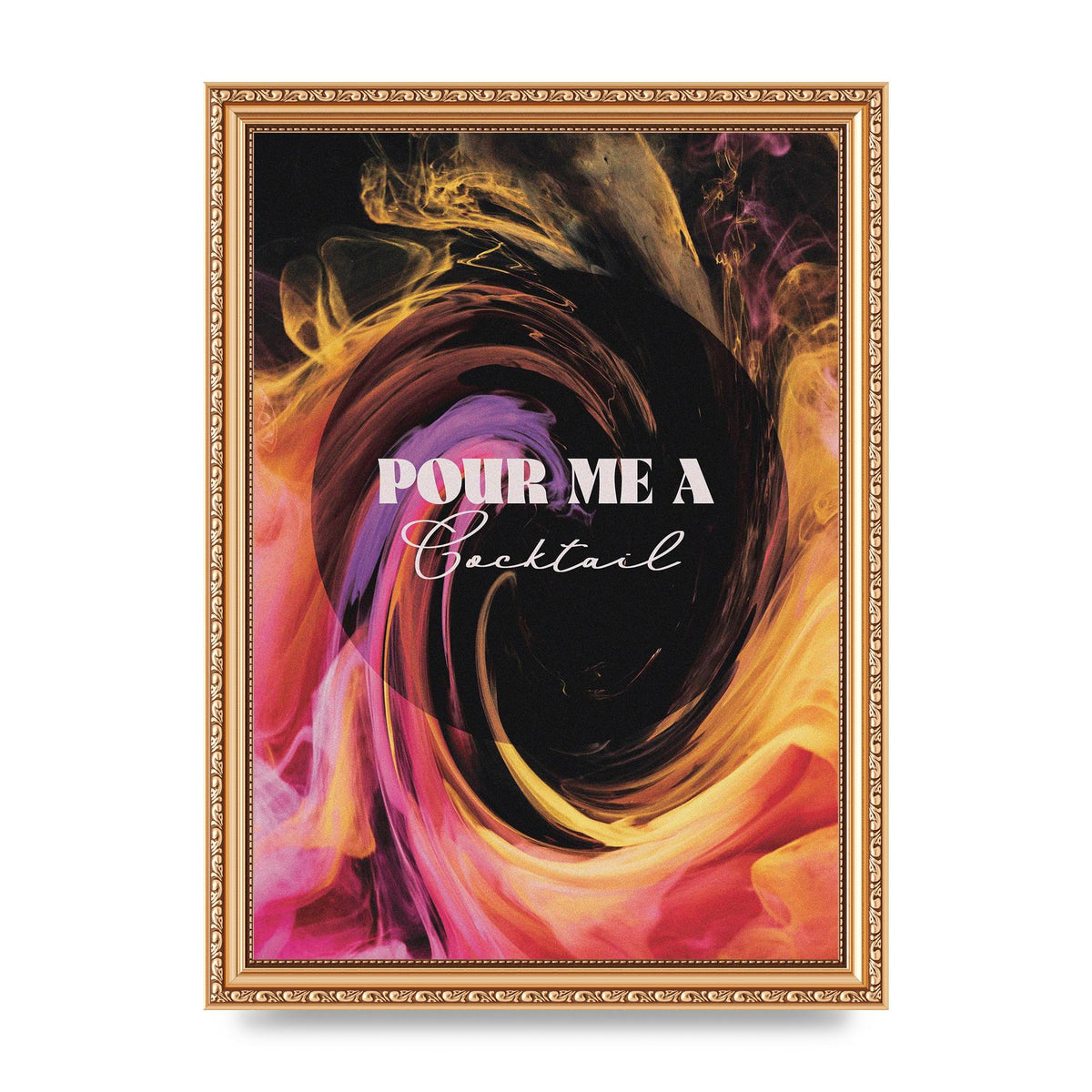 Pour Me A Cocktail Alchemy" Art For The Home - A4 framed