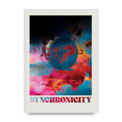 Synchronicity Lofi Trippy" Printed Poster - A2 framed