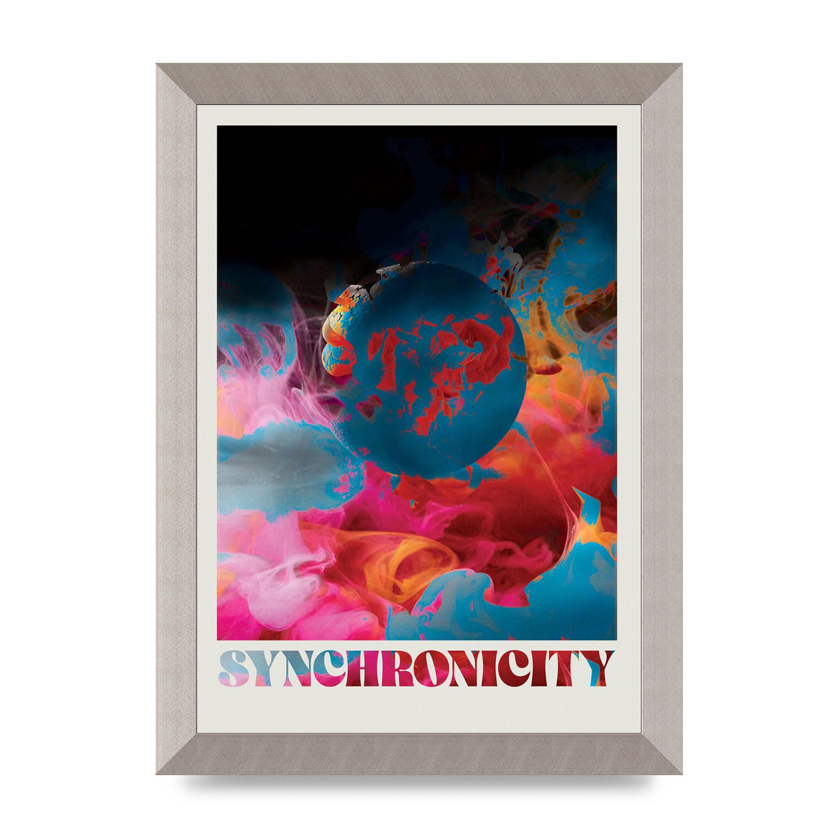 Synchronicity Lofi Trippy" Printed Poster - A4 framed