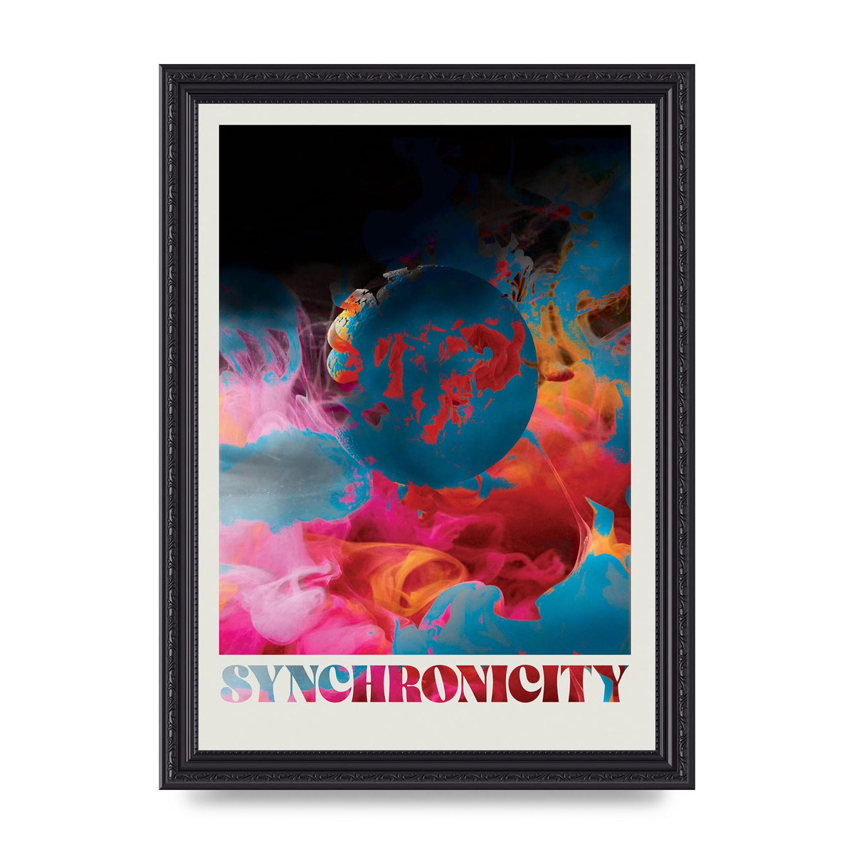 Synchronicity Lofi Trippy" Printed Poster - A4 framed
