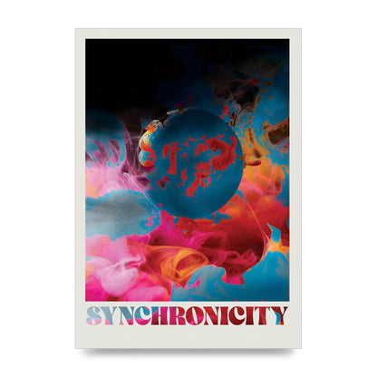 Synchronicity Lofi Trippy" Printed Poster - unframed print