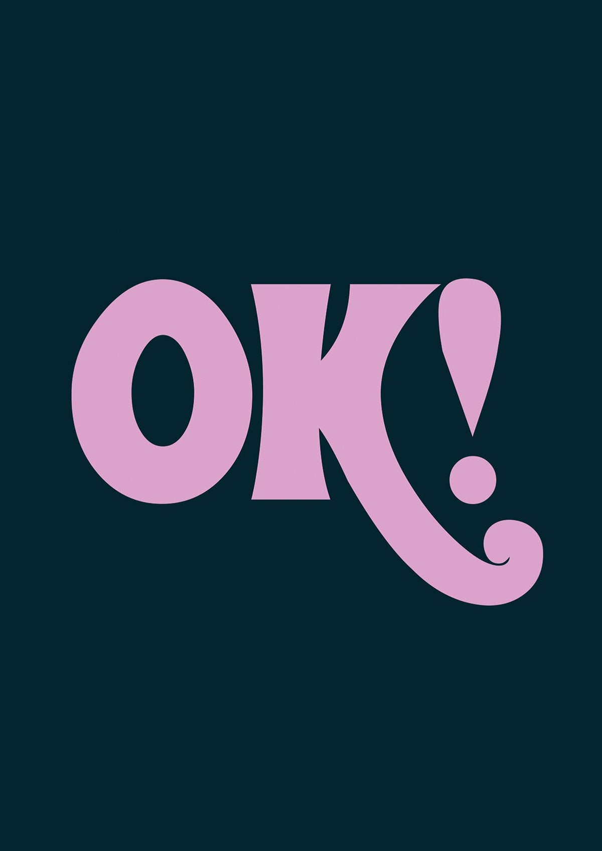Ok Printed Poster - detail