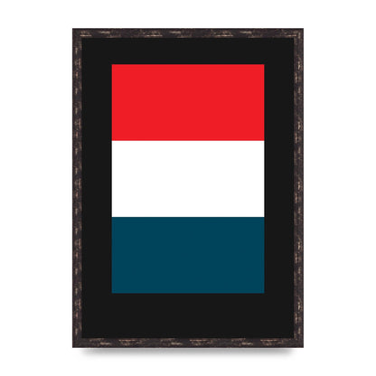 Bold Geometric Three Printed Poster - A2 framed