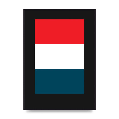 Bold Geometric Three Printed Poster - A2 framed
