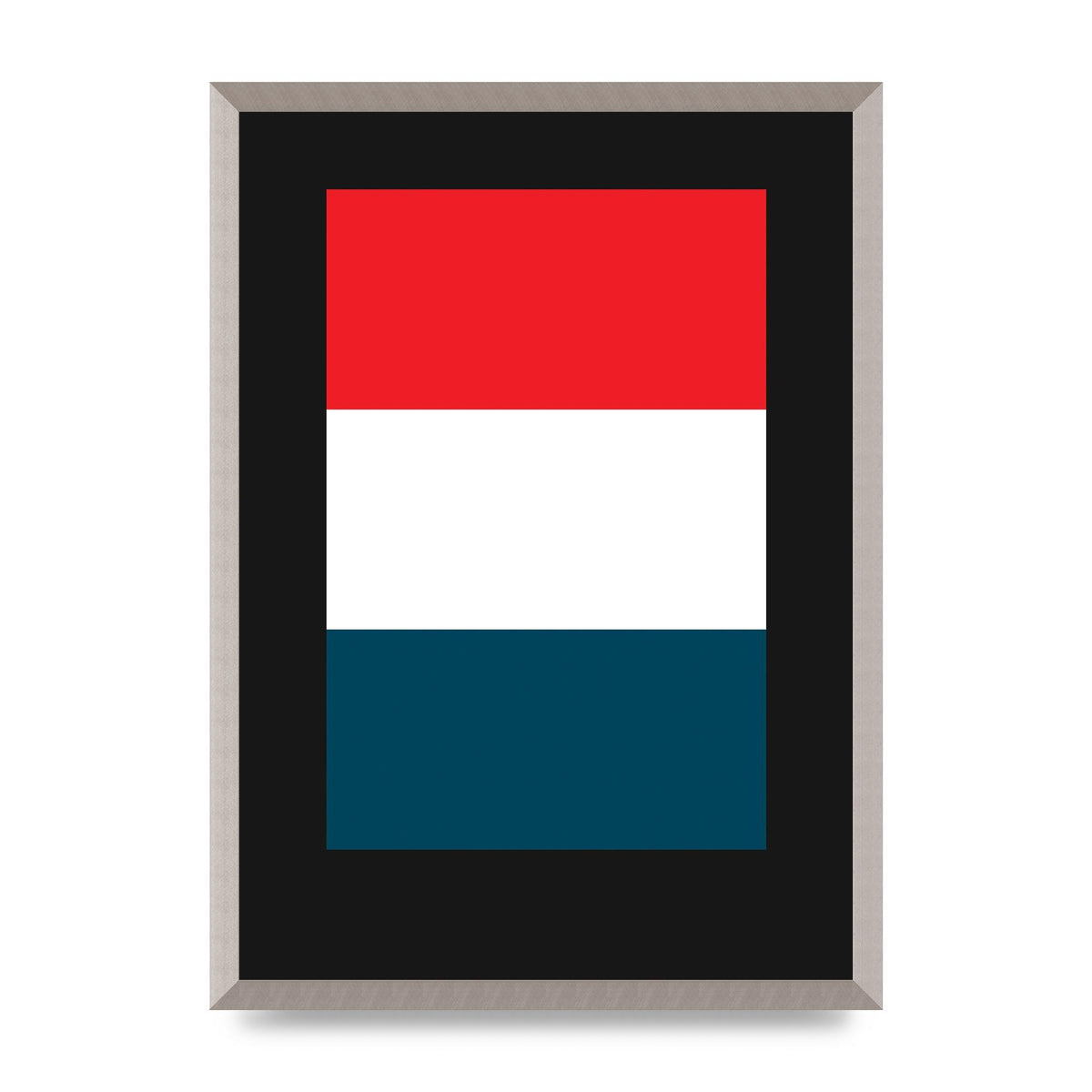 Bold Geometric Three Printed Poster - A2 framed