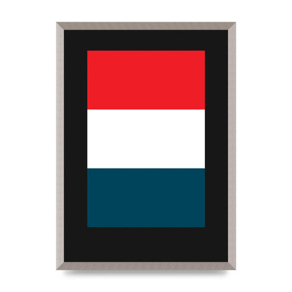 Bold Geometric Three Printed Poster - A2 framed