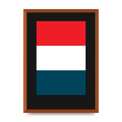 Bold Geometric Three Printed Poster - A2 framed