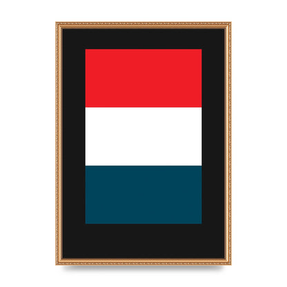 Bold Geometric Three Printed Poster - A2 framed