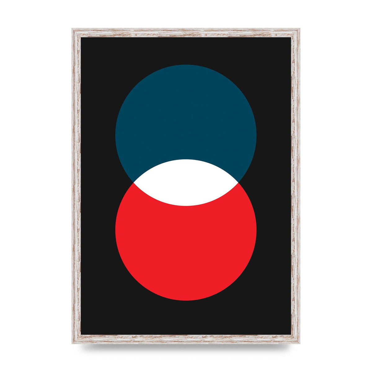 Bold Geometric Two Wall Art - A2 framed
