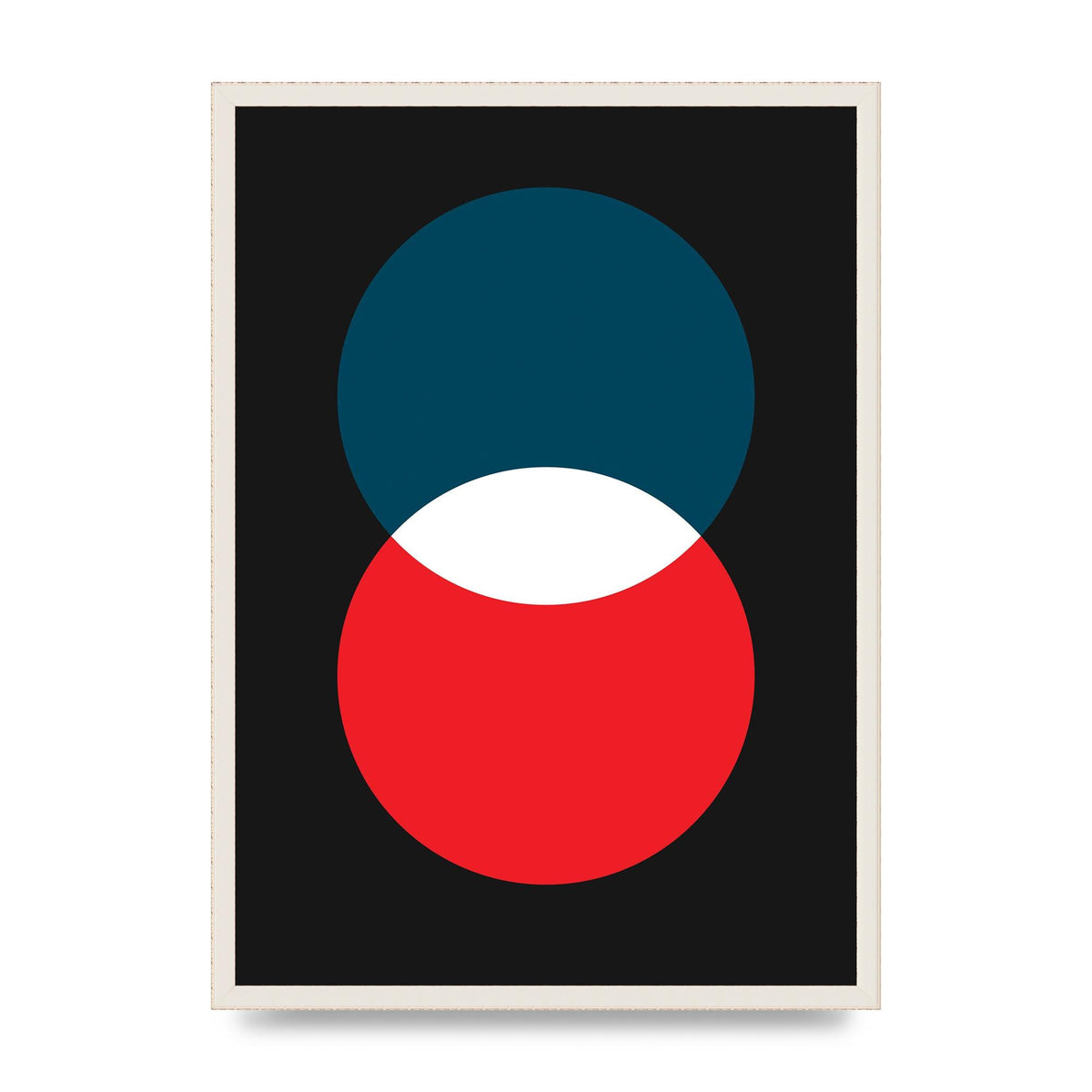 Bold Geometric Two Wall Art - A2 framed
