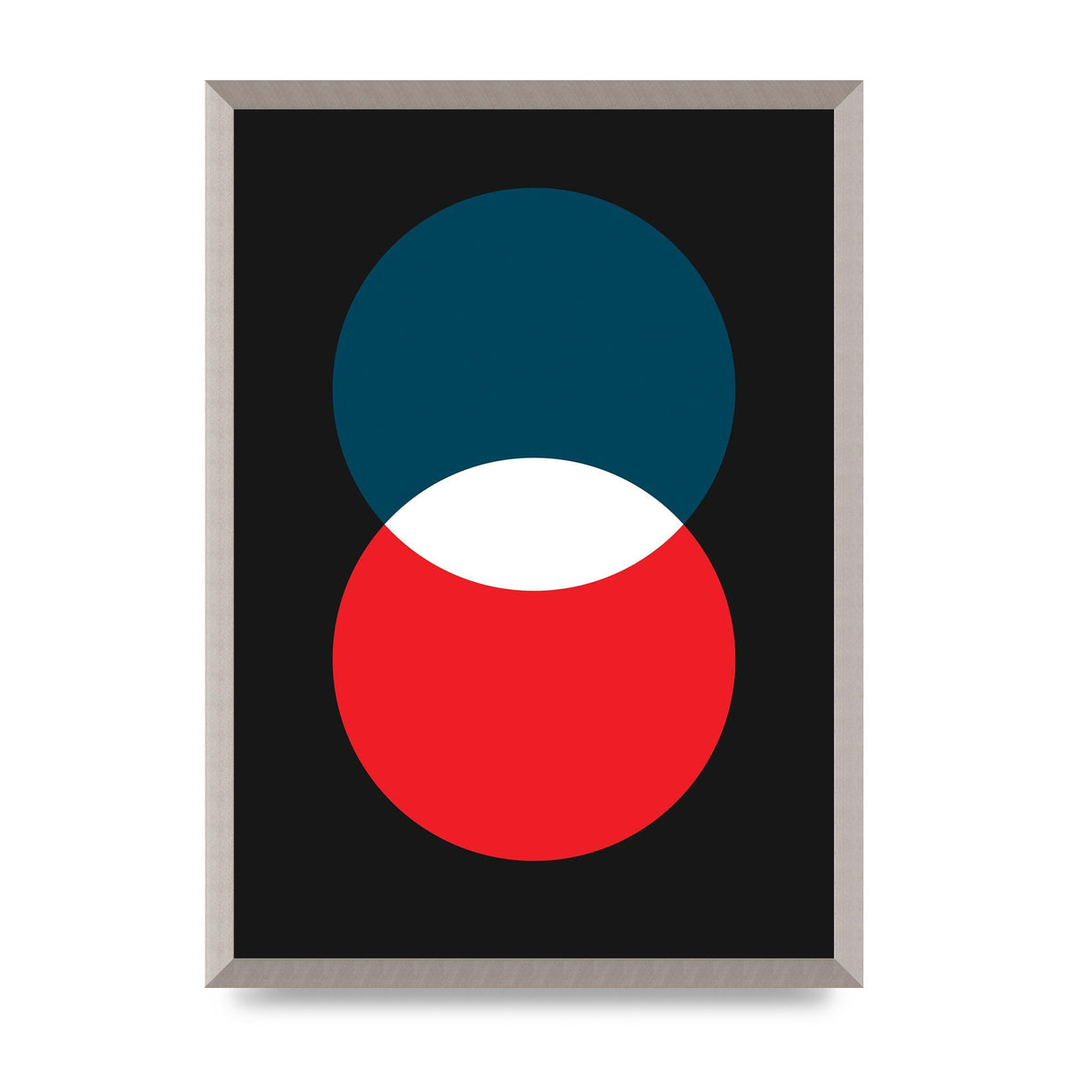 Bold Geometric Two Wall Art - A2 framed