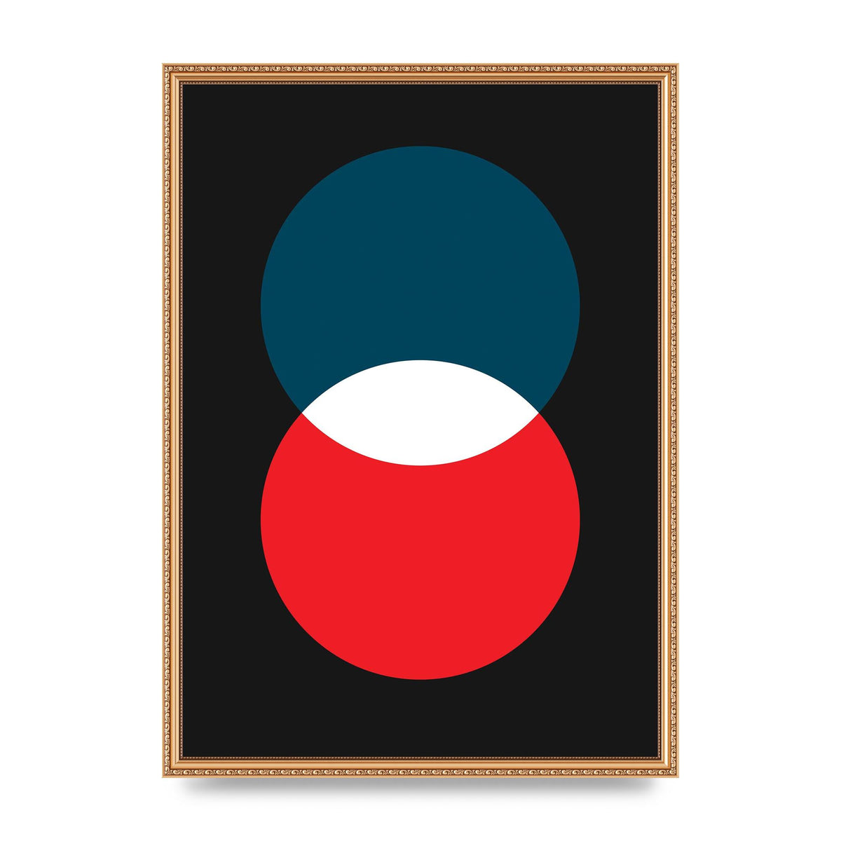 Bold Geometric Two Wall Art - A2 framed