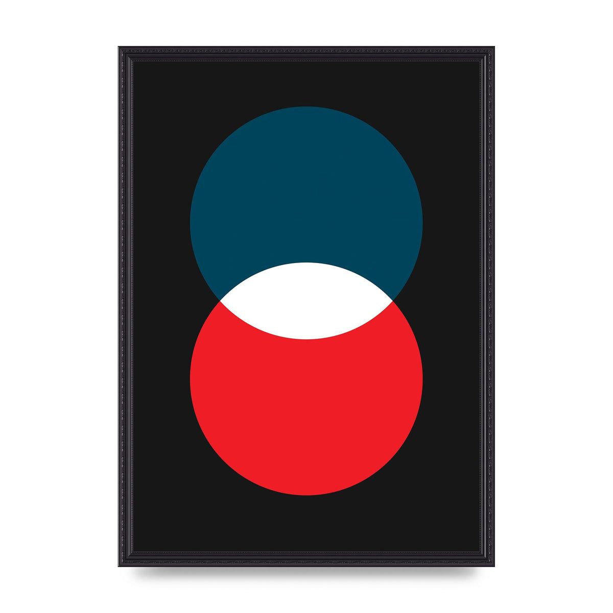 Bold Geometric Two Wall Art - A2 framed