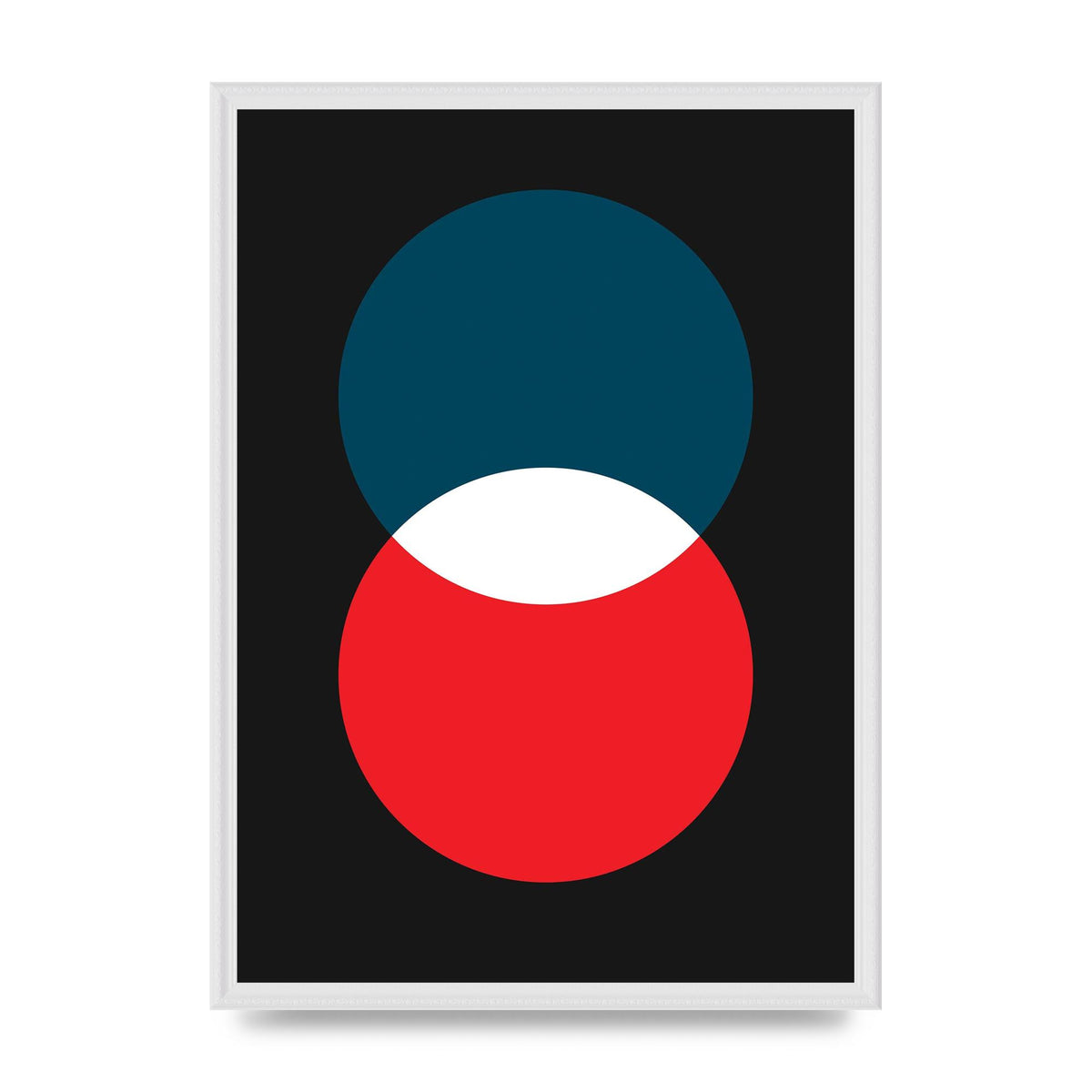 Bold Geometric Two Wall Art - A2 framed
