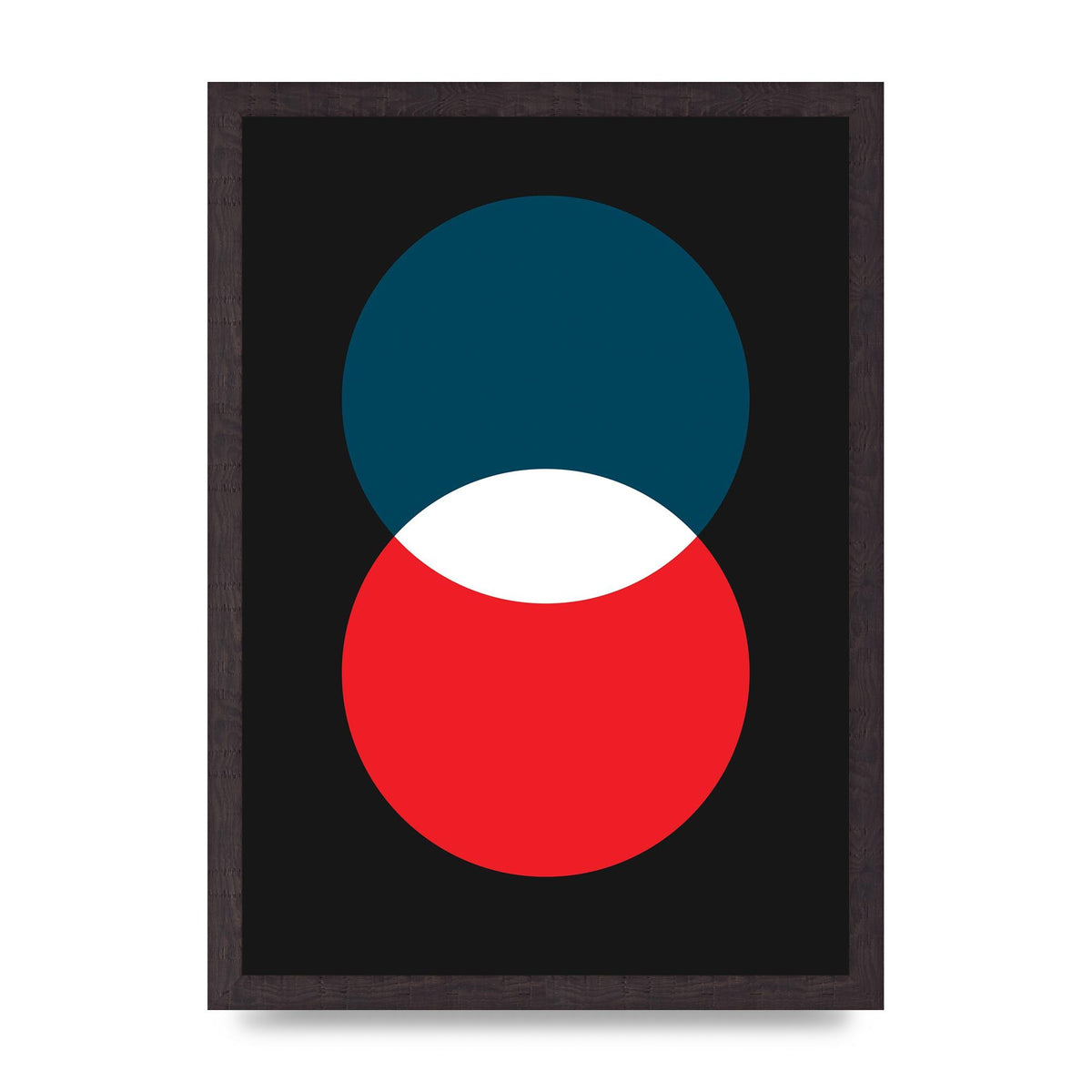 Bold Geometric Two Wall Art - A3 framed