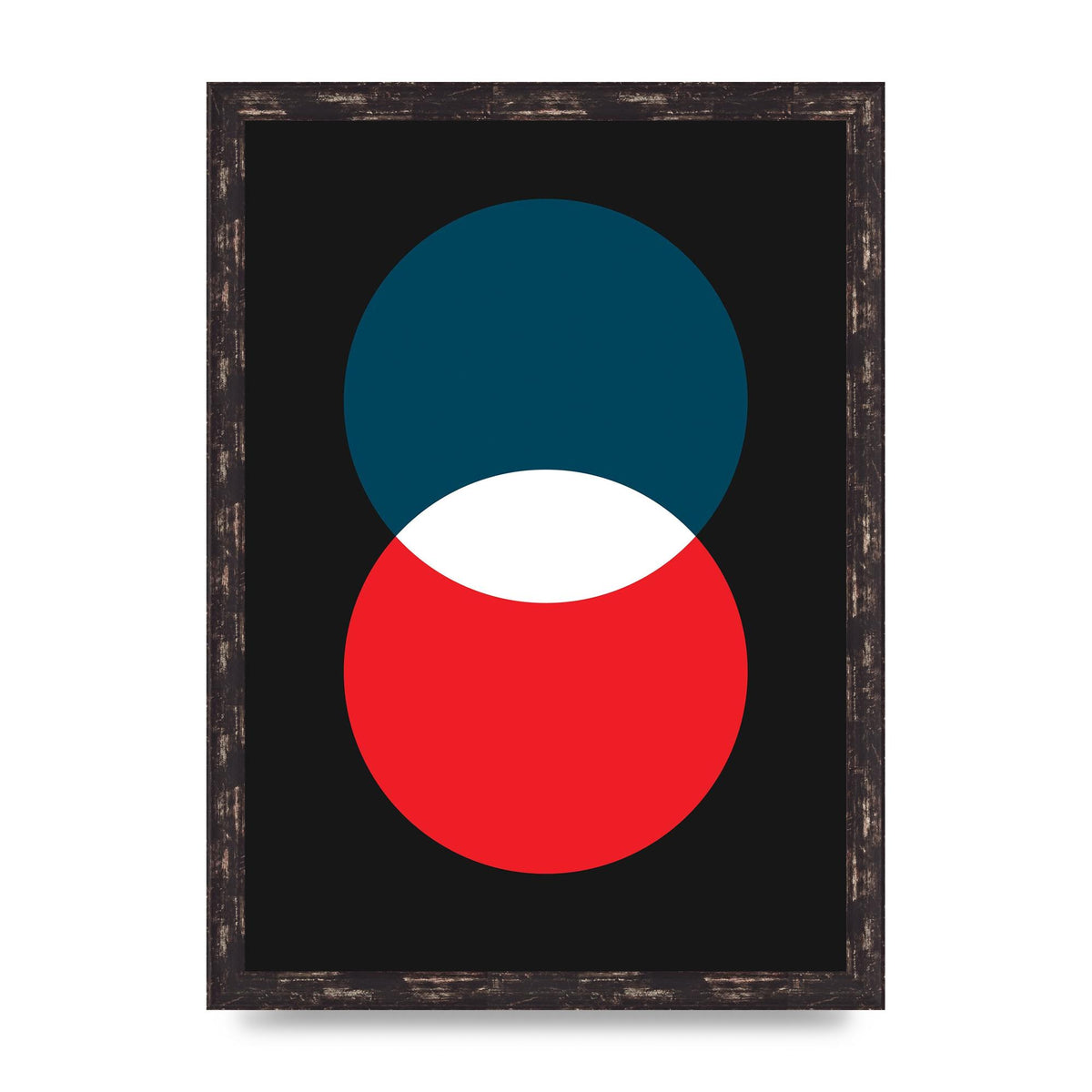 Bold Geometric Two Wall Art - A3 framed