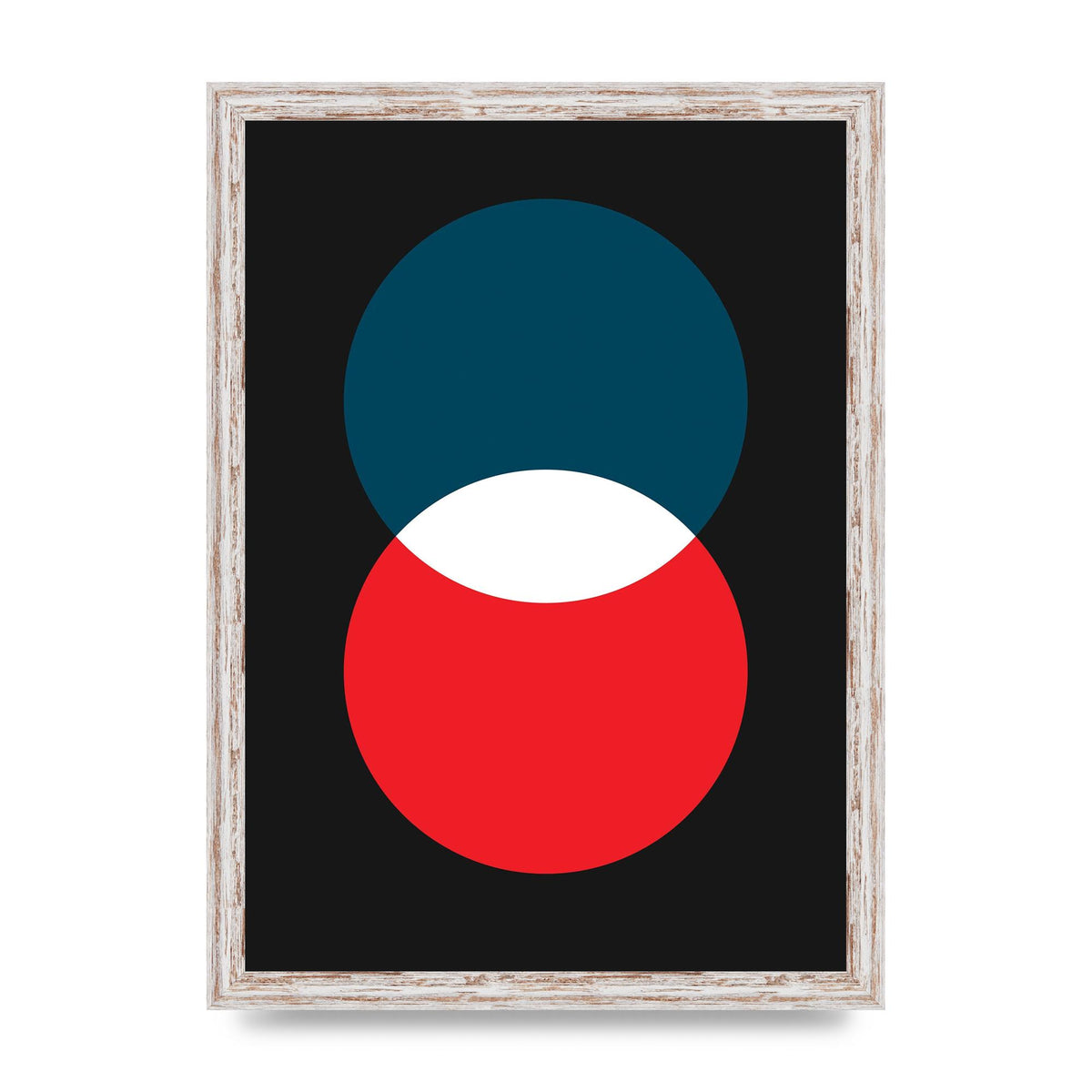Bold Geometric Two Wall Art - A3 framed