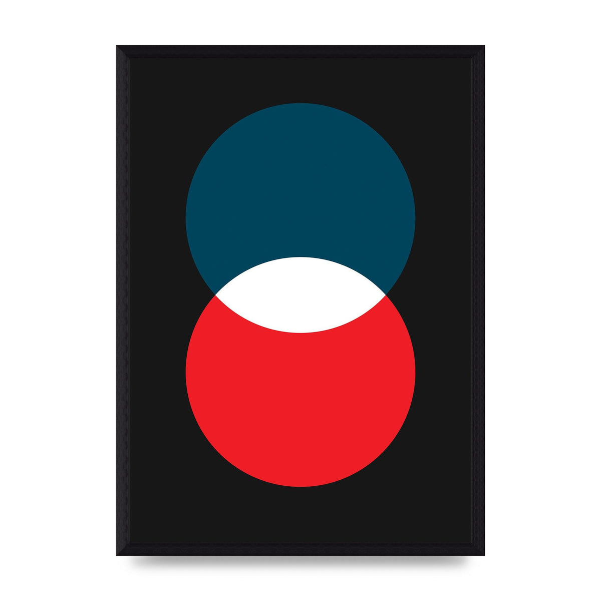 Bold Geometric Two Wall Art - A3 framed