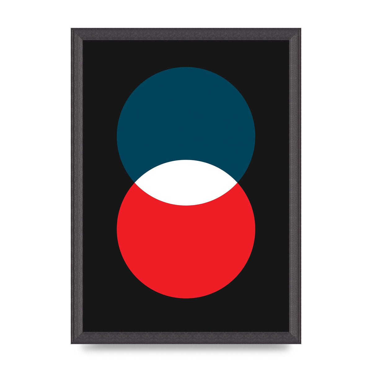 Bold Geometric Two Wall Art - A3 framed