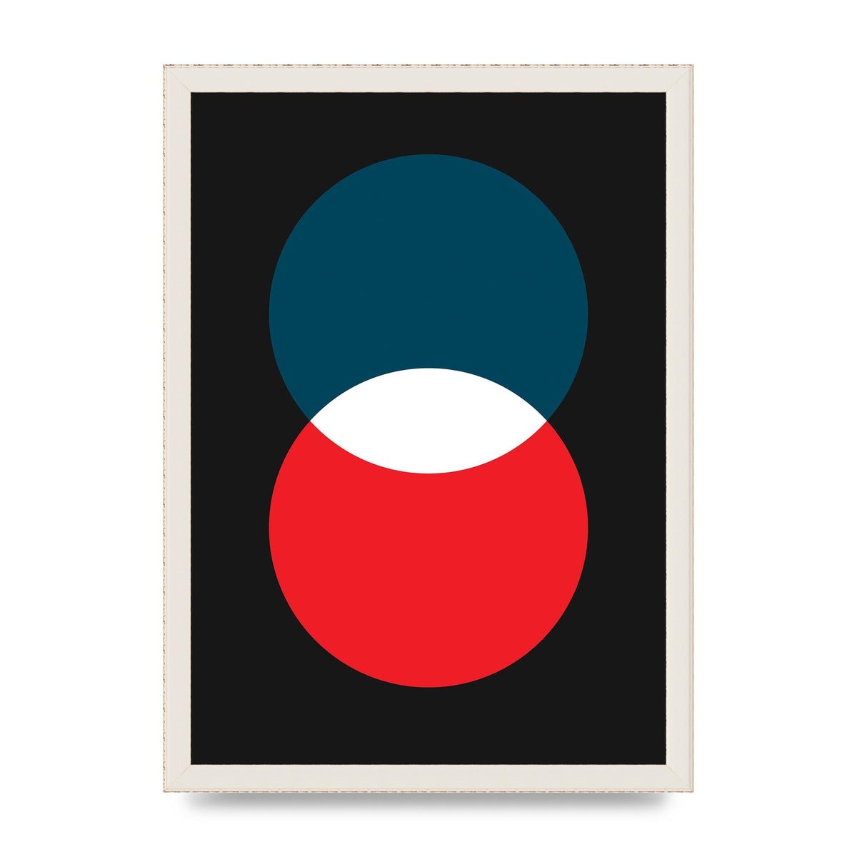 Bold Geometric Two Wall Art - A3 framed