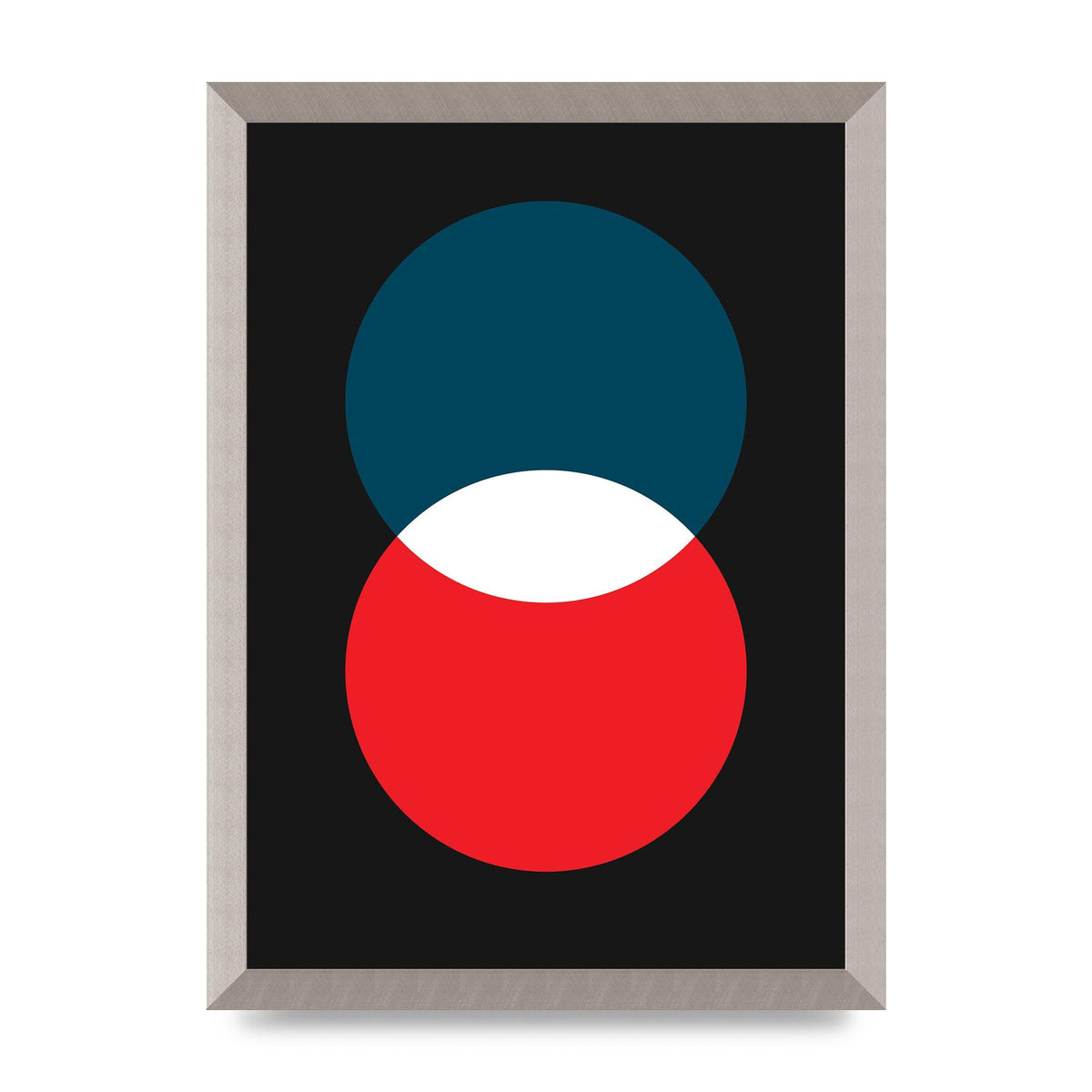 Bold Geometric Two Wall Art - A3 framed