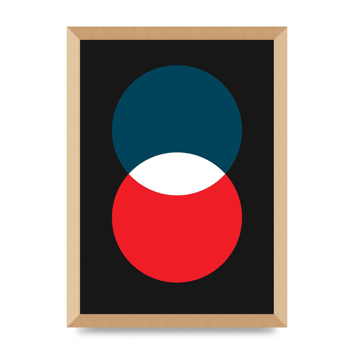 Bold Geometric Two Wall Art - A3 framed