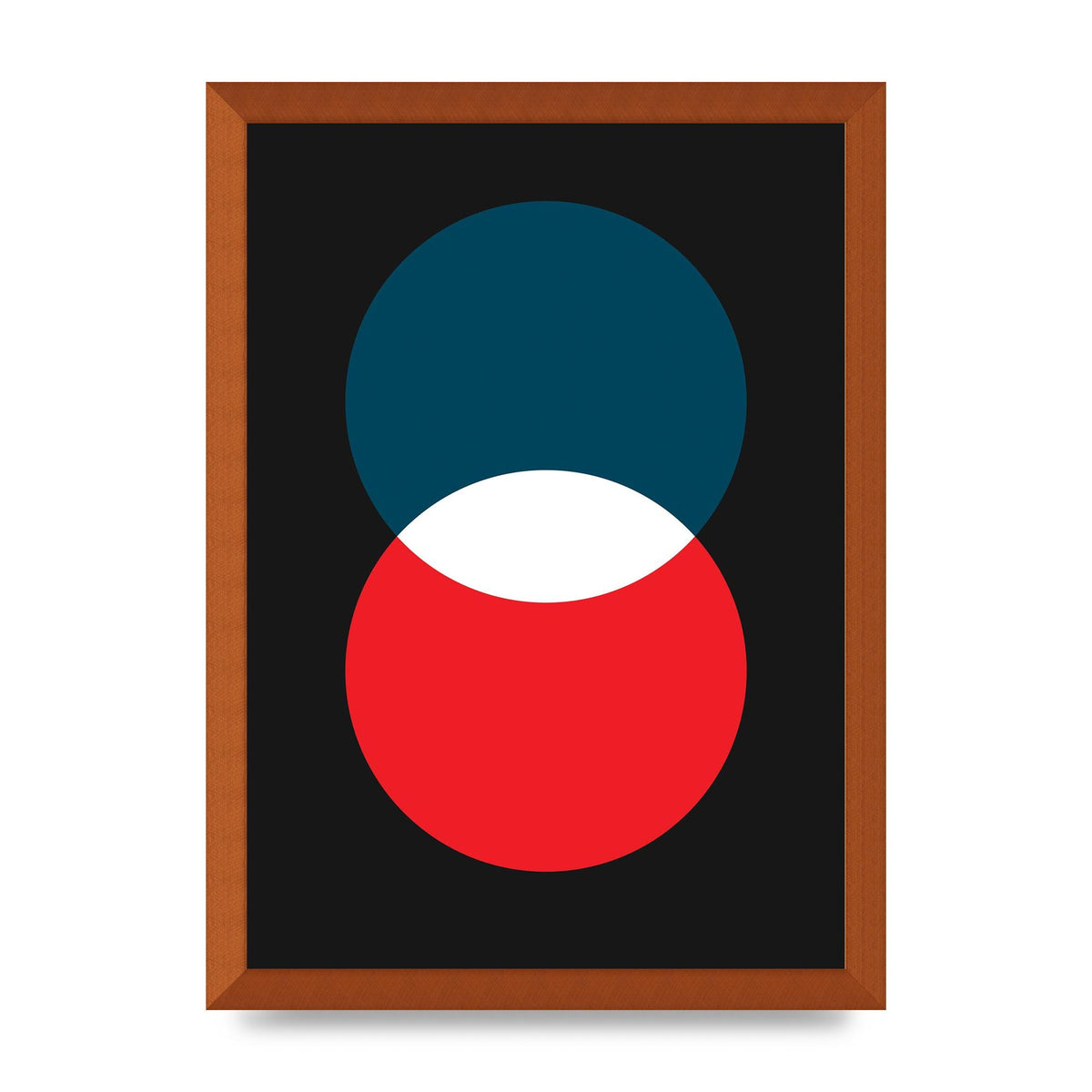 Bold Geometric Two Wall Art - A3 framed