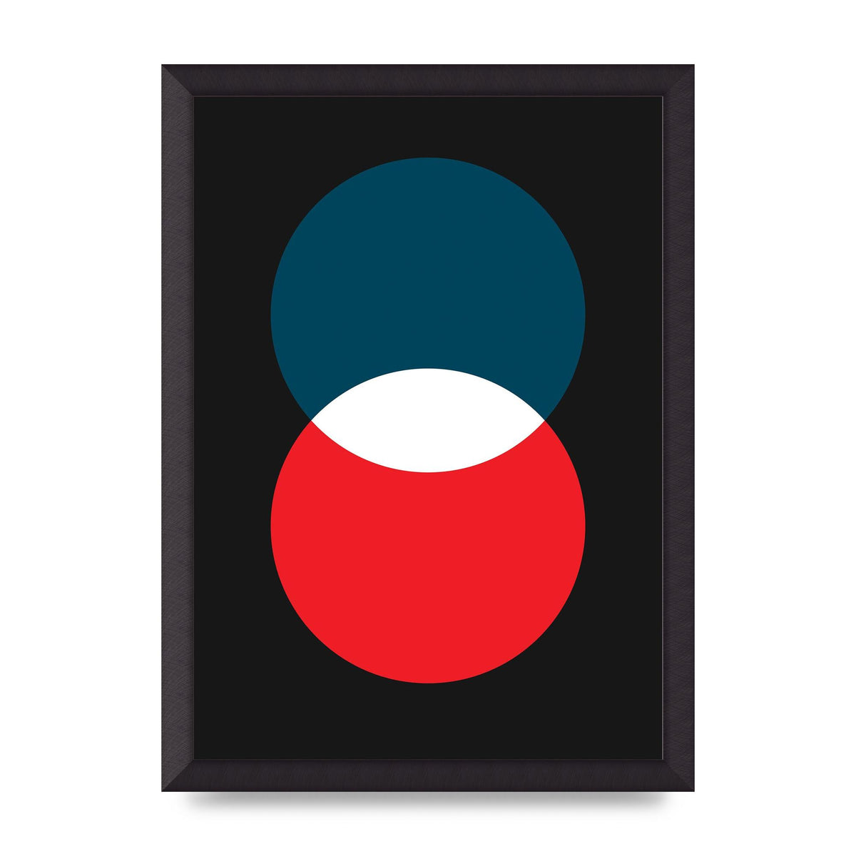 Bold Geometric Two Wall Art - A3 framed