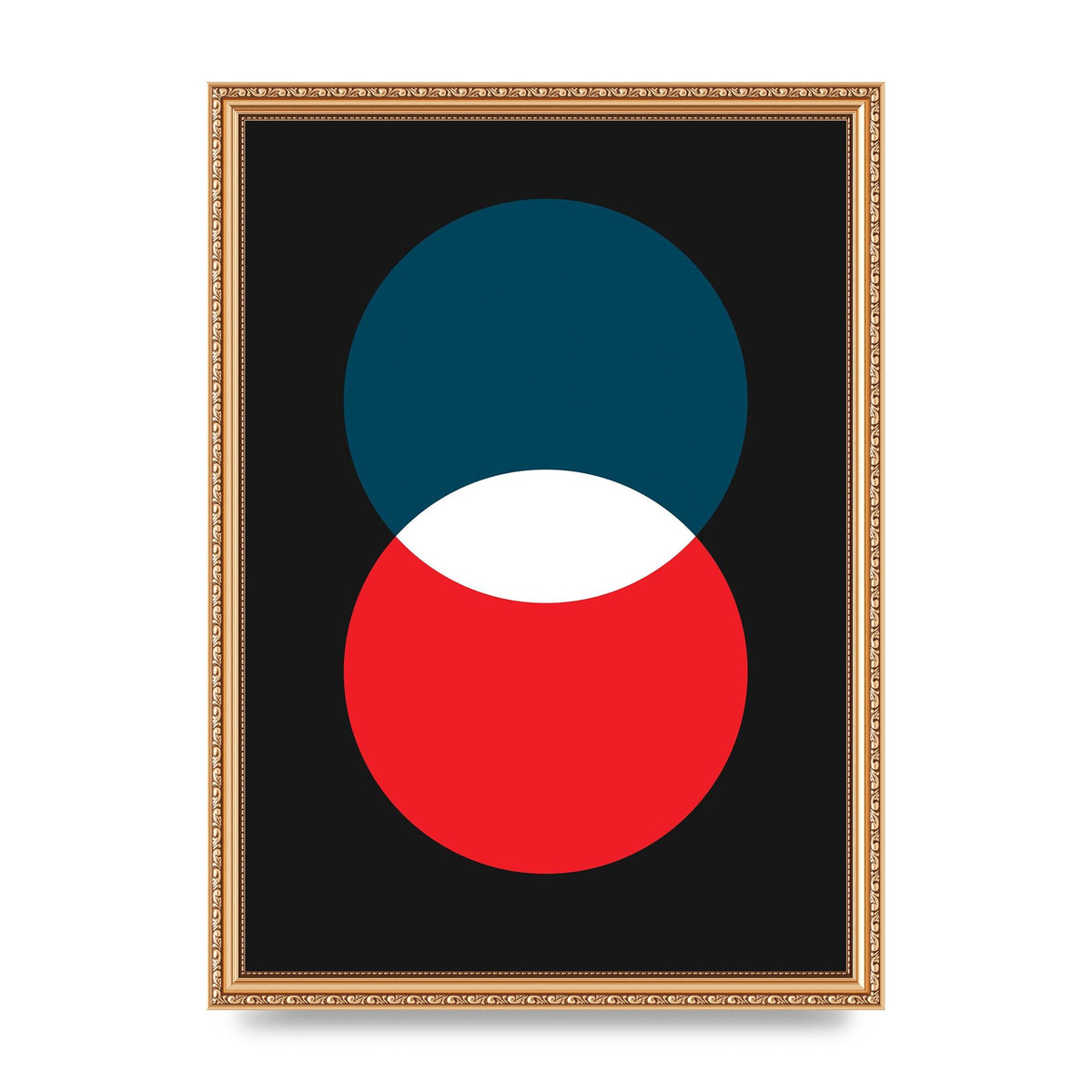 Bold Geometric Two Wall Art - A3 framed
