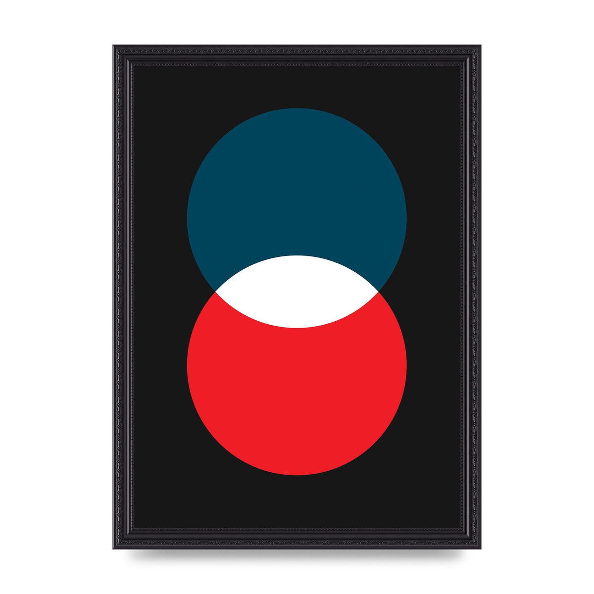 Bold Geometric Two Wall Art - A3 framed
