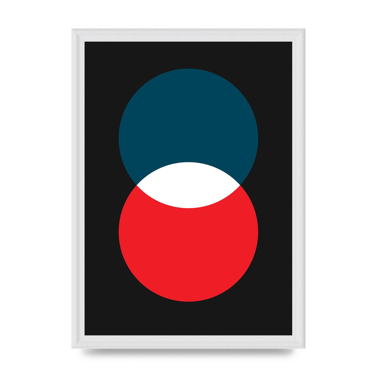 Bold Geometric Two Wall Art - A3 framed