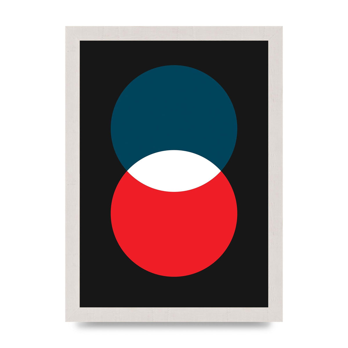 Bold Geometric Two Wall Art - A4 framed