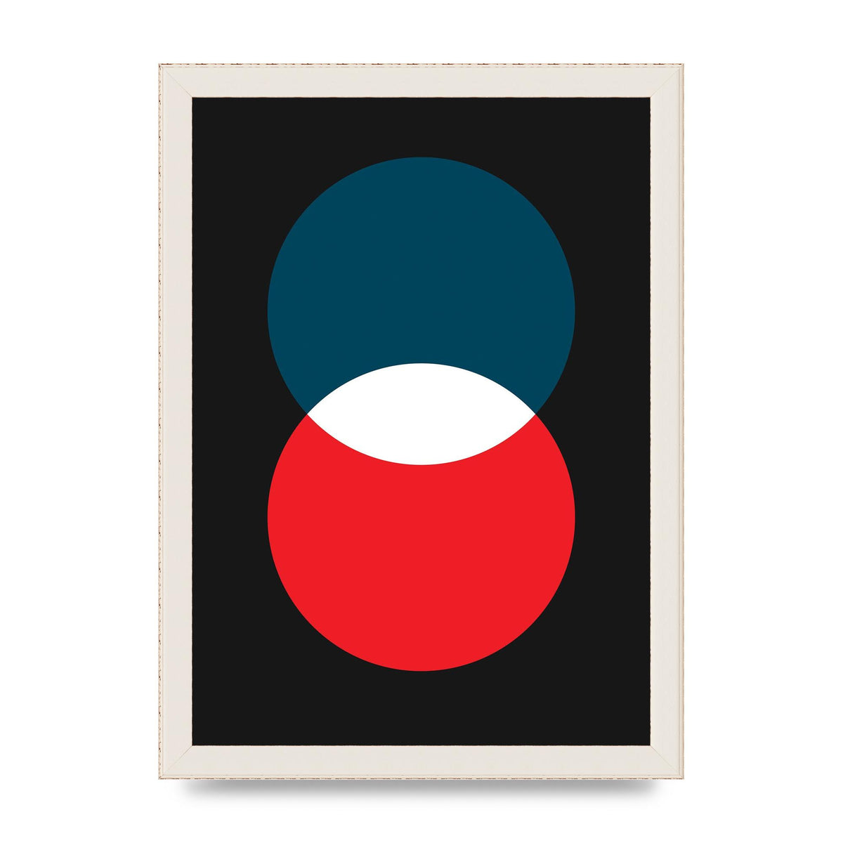 Bold Geometric Two Wall Art - A4 framed