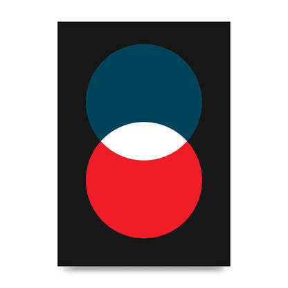 Bold Geometric Two Wall Art - unframed print