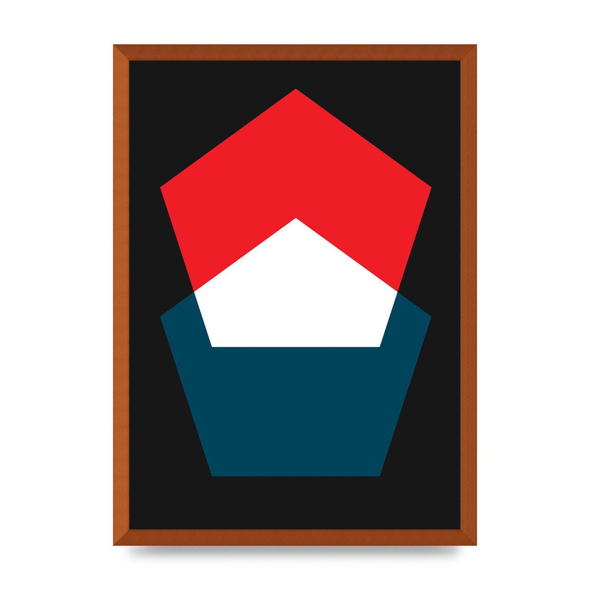 Bold Geometric Art For The Home - A2 framed